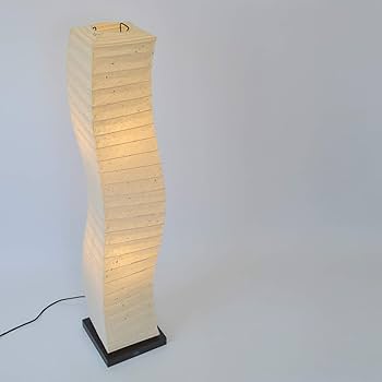 Amazon | 美濃和紙製 スタンド型フロアライト warp ワープ 粕紙